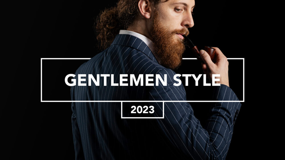 Ritratto uomo in abito vintage – pipa e luce caravaggesca, stile classico